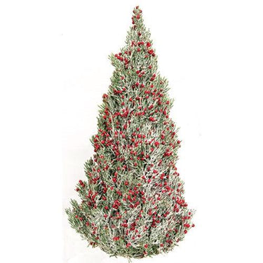 Frosted Pepper Berry and Pine Cone Tree 16 - The Fox Decor